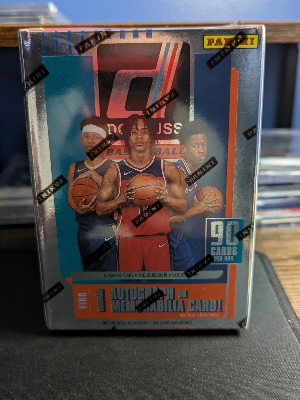 Panini Basketball Trading Card Box - Blue/Orange/Silver